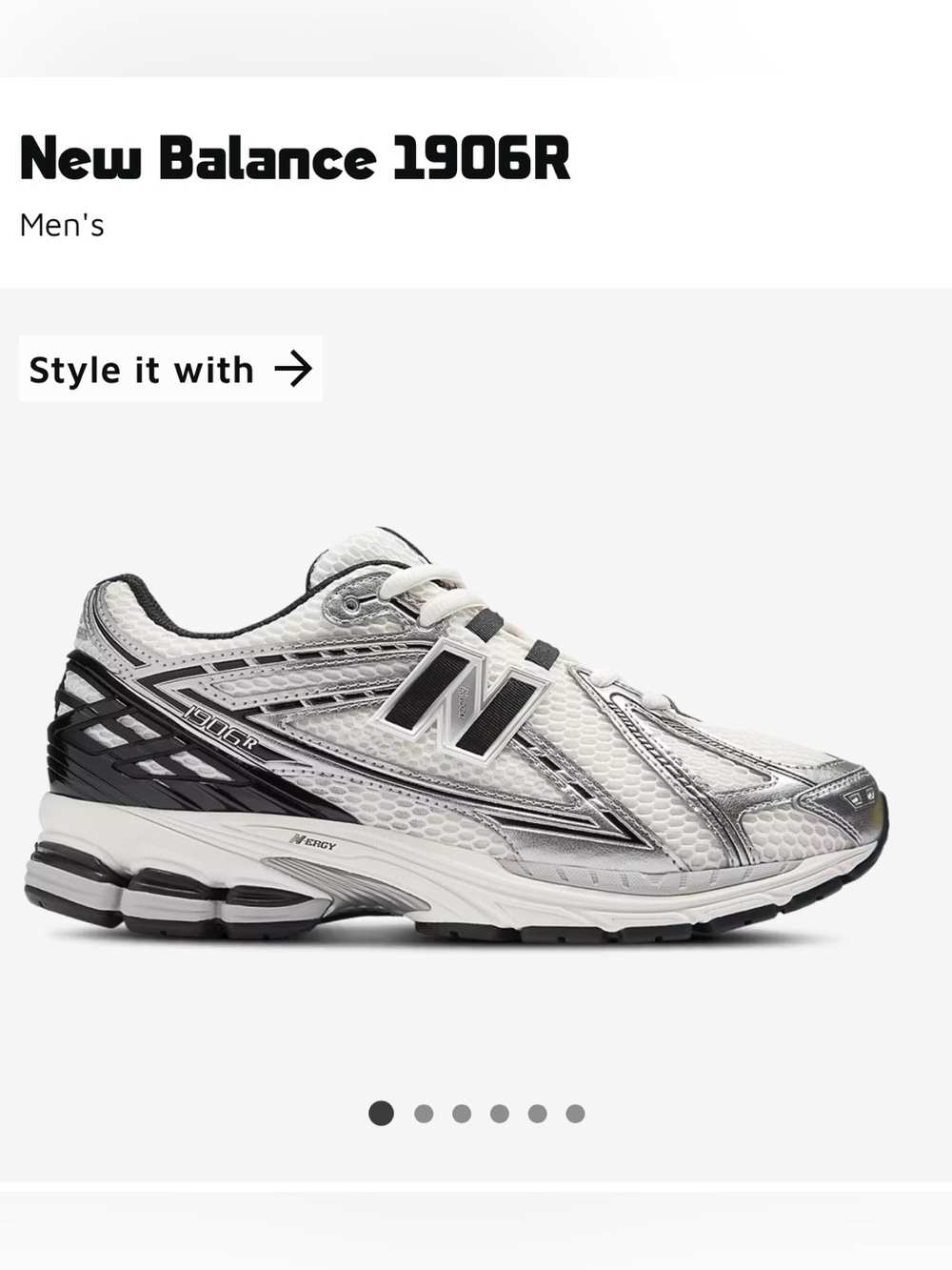 New Balance M1906RER size10